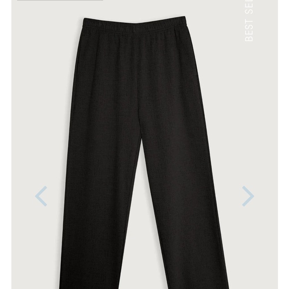 Oak and Fort Elastic Waist Pant | Size XS | Black - Picture 2 of 4